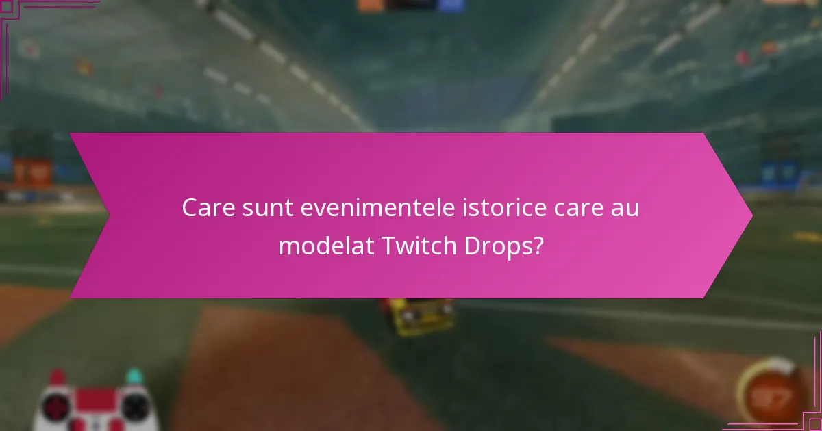 Care sunt evenimentele istorice care au modelat Twitch Drops?