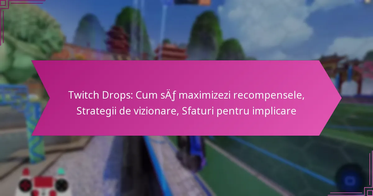 You are currently viewing Twitch Drops: Cum să maximizezi recompensele, Strategii de vizionare, Sfaturi pentru implicare
